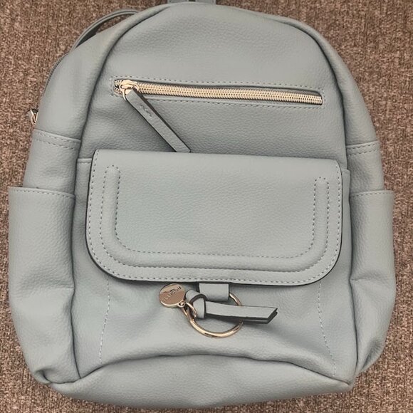 Rosetti Green Blue Mini Shoulder Bag Backpack Travel Bag - Picture 2 of 10